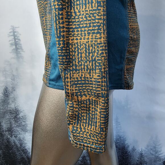L.L. Bean Midweight Geometric Print (Rare) 1/4 Zip Base Layer | Men's M-Reg - Picture 6 of 12